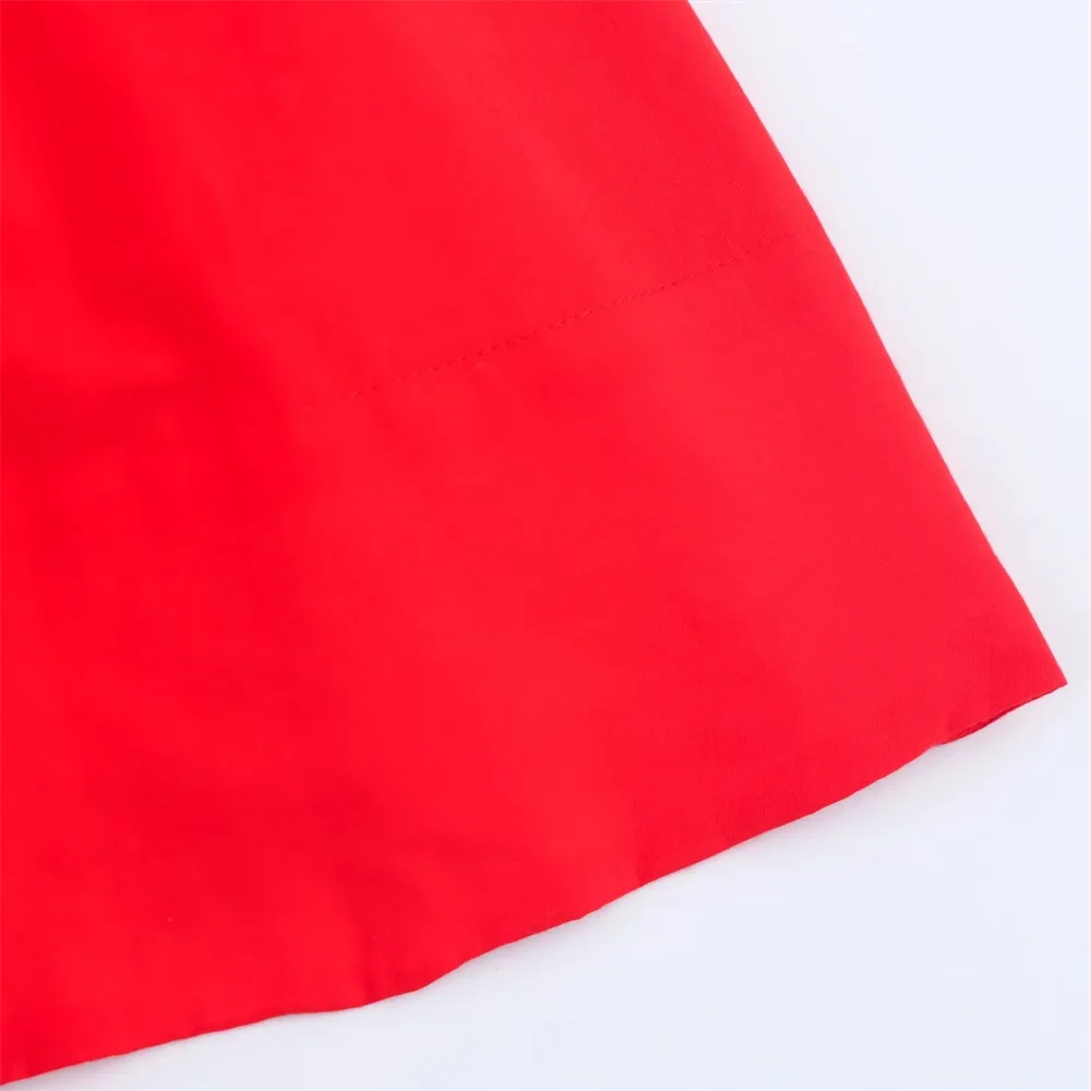 BM&MD&ZA2025holiday style sweet simple splicing sling dress loose long skirt summer women's clothing Aviola