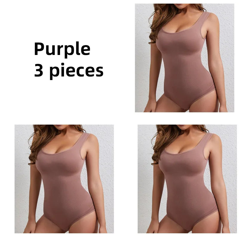3 Pieces Light Shapewear Bodysuit Women Body Shapers Shapewear Body Shaping Clothes Postpartum Collapses Belly Shaping Top Aviola