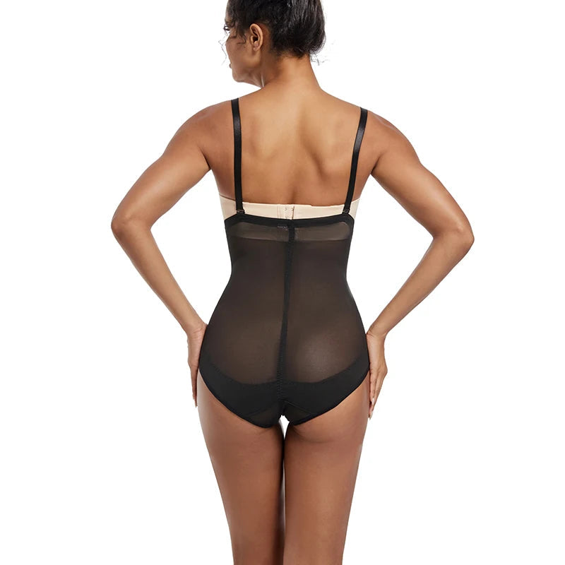 Light Shapewear Bodysuit Body Shaper Women Belly Sheath Waist Trainer Reductive Slimming Underwear Thin Breathable Aviola