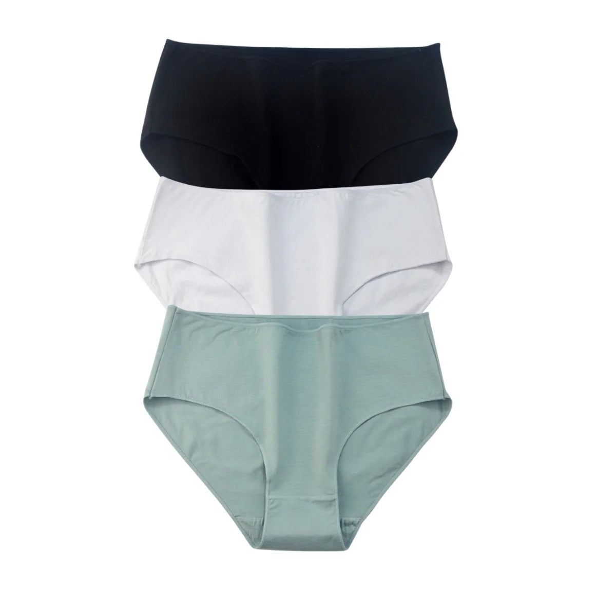 3Pcs/Set Cotton Panties Women High Waist Briefs Breathable Comfort Underwear Female Underpants Solid Color Intimates M-2XL Panty Aviola