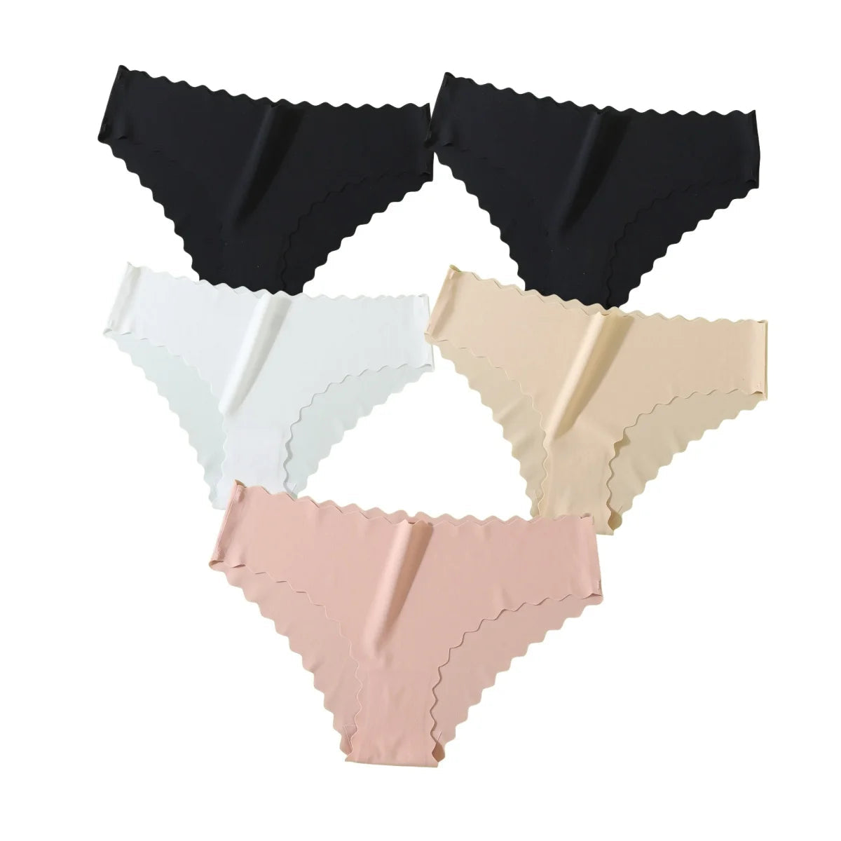5Pcs/Set Briefs Women Panties Seamless Underwear Female Underpants Summer Soft Panties Thin Sexy Lingerie Aviola