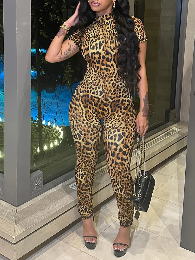 Nibber Sporty Backless Jumpsuit Women Peach Buttocks Fitness Shorts Sleeve Summer Trend Street Activity Casual Workout Overalls Aviola
