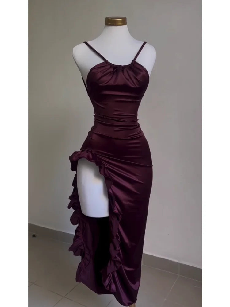 Cross-border dress summer senior sense Y2K sexy halter Spice Girl dress Aviola