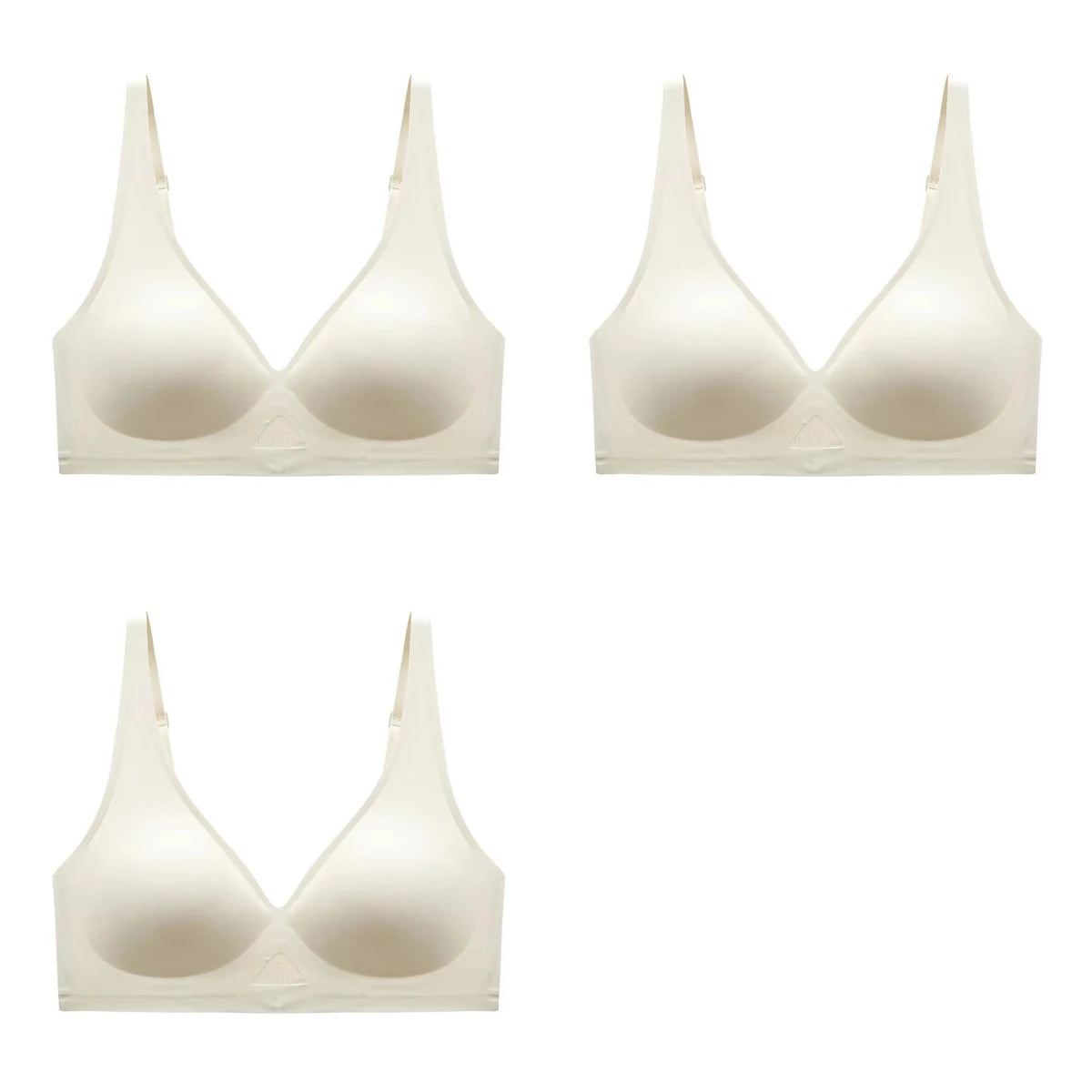 3pcs/Lot Seamless Bras for Women Push Up Brasiere Deep V Bralette Comfort Nonwire Underwear Female Invisible Bra Sexy Lingerie Aviola