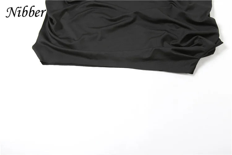 Nibber Elegant Ruched 2Piece Set Summer Women Chic Irregular Tank Tops+Skirts Pants Matching Casual Basic Classic Streetwear Aviola