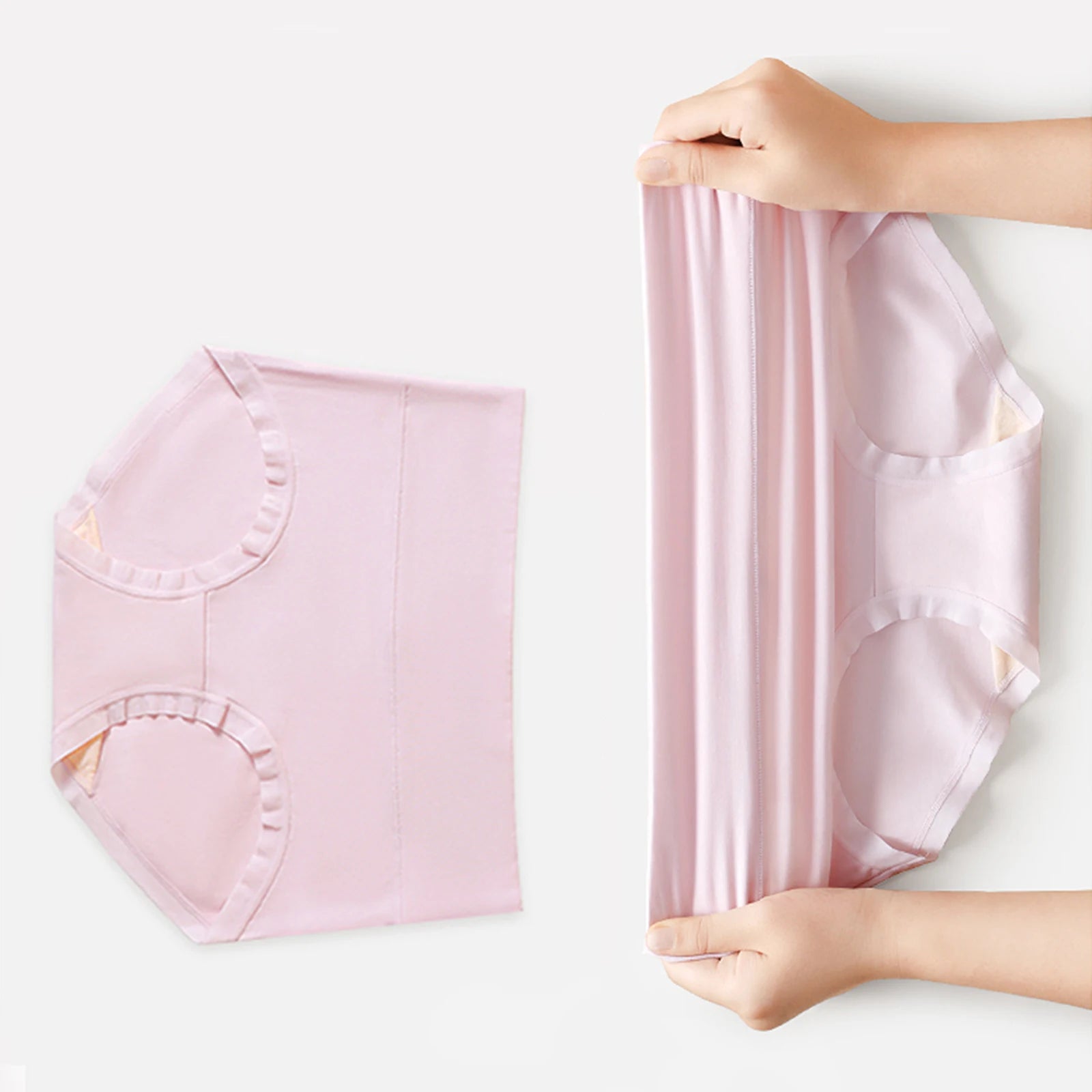 4pcs/Set Women Cotton Underwears Comfortable Soft Breathable Elastic Underpants Lady Panties Girls Briefs Aviola