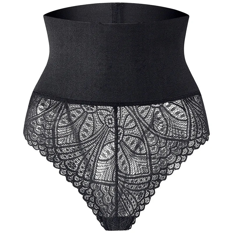 Women's Lace Tummy Control Panties High Waist Slimming Shaper Briefs Sexy Body Shapewear with Butt Lifting and Hourglass Fit Aviola
