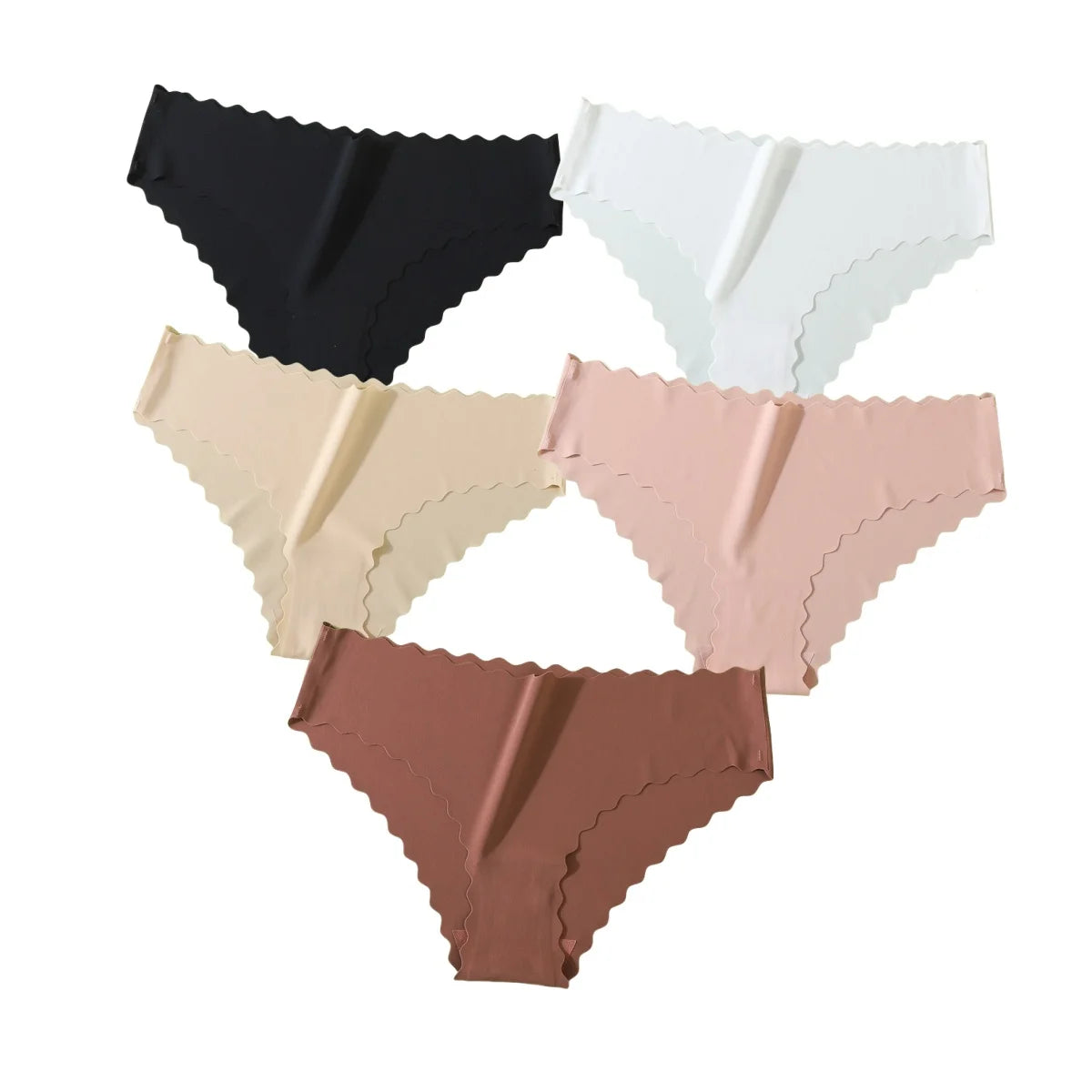 5Pcs/Set Briefs Women Panties Seamless Underwear Female Underpants Summer Soft Panties Thin Sexy Lingerie Aviola