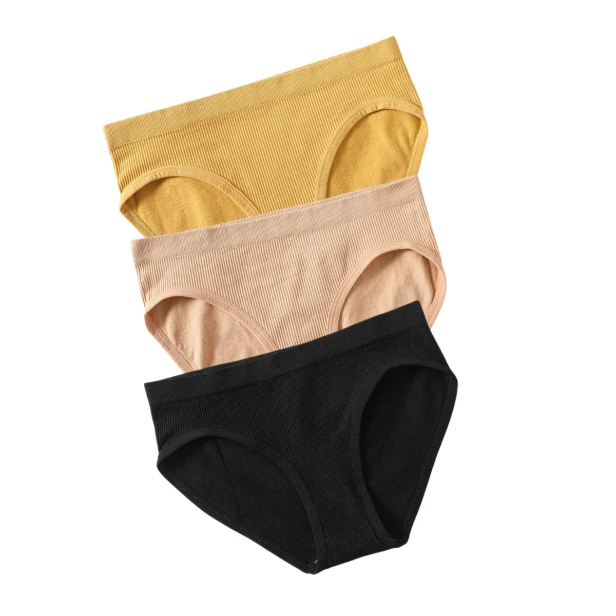 3Pcs/Set Seamless Panties Women Low Waist Briefs Female Full Coverage Back Underwear Sports Underpants Sexy Lingerie Panty Aviola