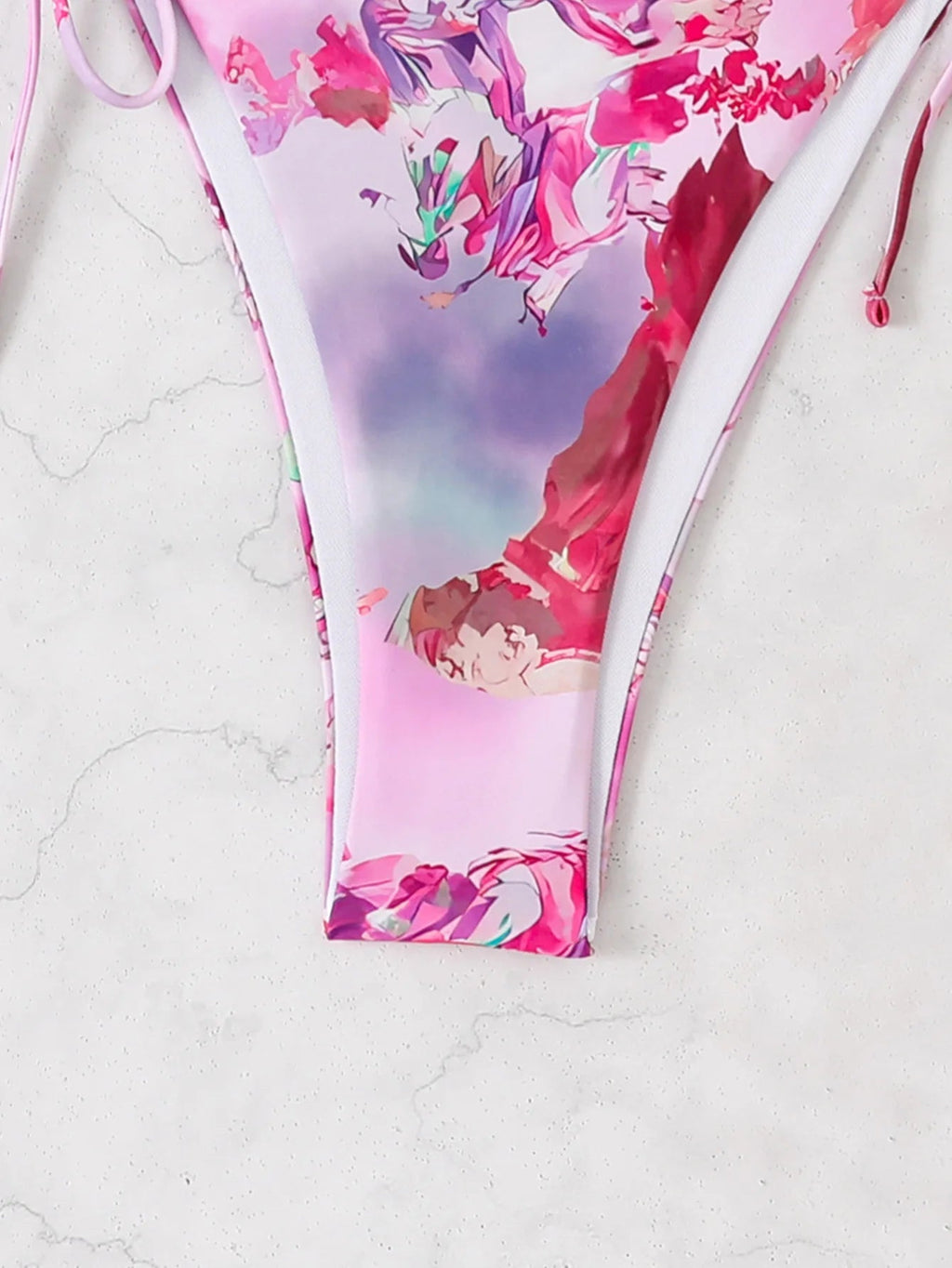 2025 New Sexy Bikini Three-piece Set Women Thong Print Swimsuit Low Waist Summer Mesh Blouse Swimming Pool Bikini Set Brazil Set Aviola