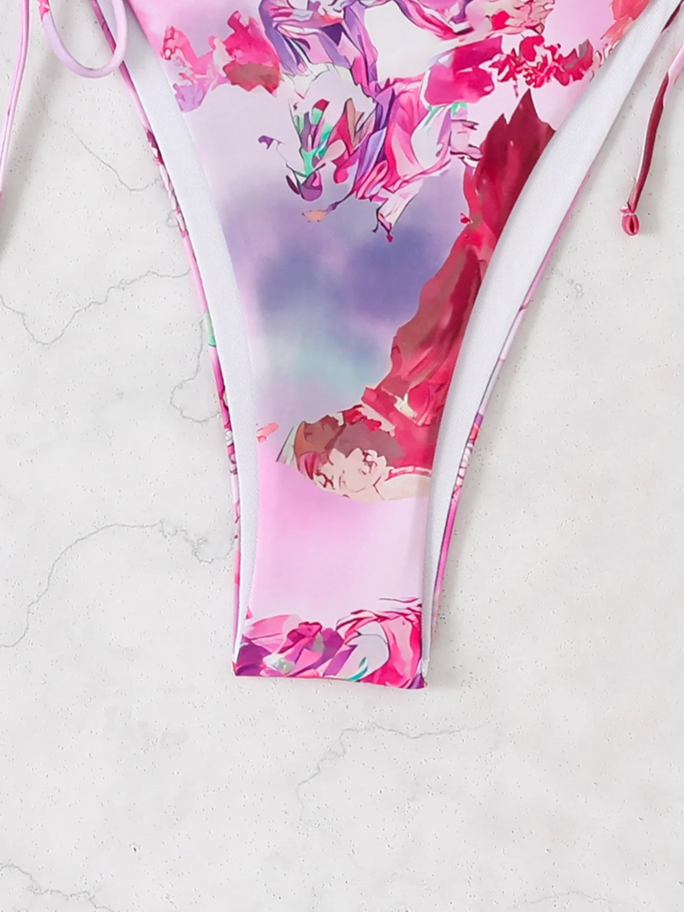 2025 New Sexy Bikini Three-piece Set Women Thong Print Swimsuit Low Waist Summer Mesh Blouse Swimming Pool Bikini Set Brazil Set Aviola