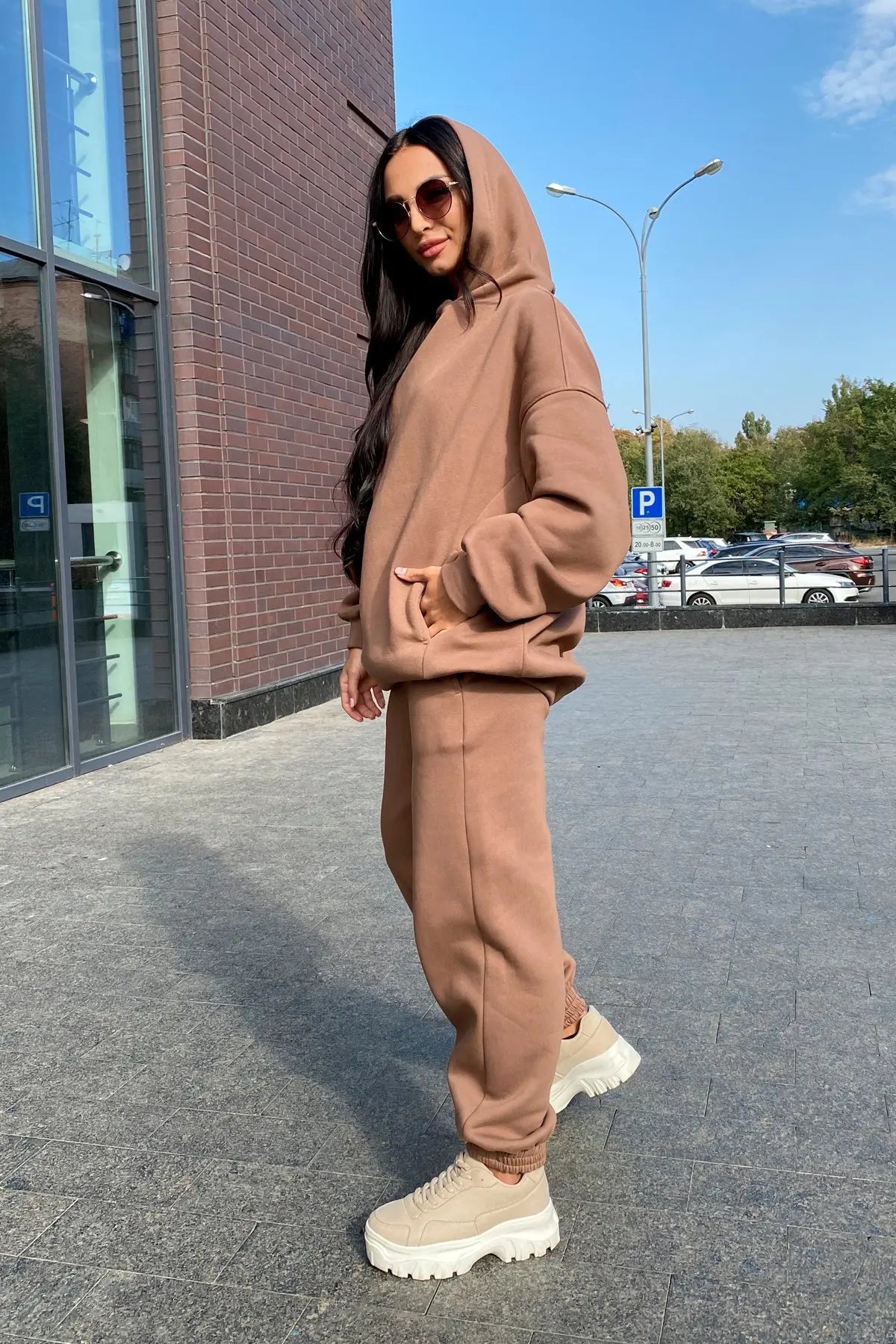 autumn tracksuit outfit set Women Two Piece Set hoodies Hooked Leisure Wide Leg Long Pants Sets Slim Fit Office Ladies Autumn Aviola