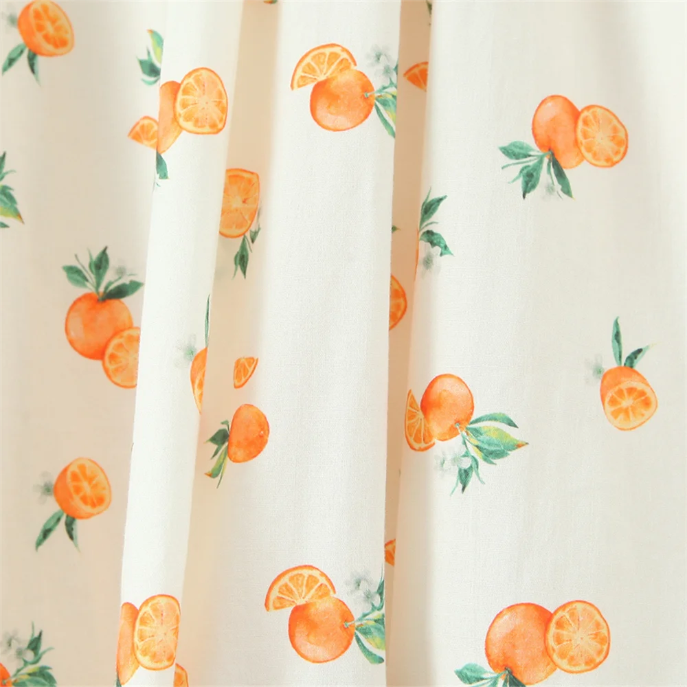 BM&MD&ZA2025fruit print suspender skirt loose simple casual versatile daily dress summer new women's clothing Aviola