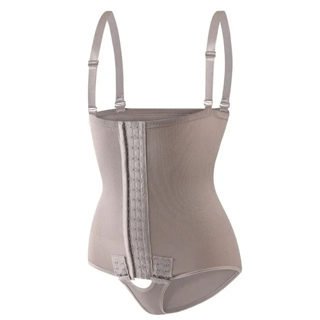 1 Piece Solid Seamless Light Shaping Shapewear Bodysuit,Adjustable Tummy Control with Open Crotch, Women's Underwear & Shapewear Aviola