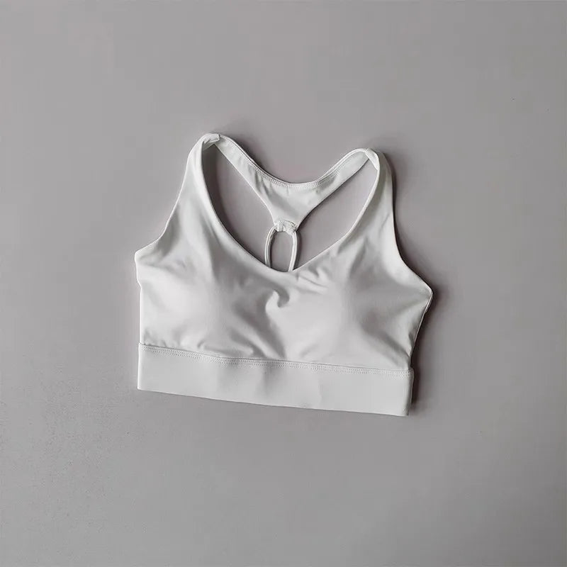 Women's High-Intensity Sports Underwear Shock-Proof Anti-Sagging Yoga Vest Bra Beauty Back Running Bras Fitness Tops Gym Bra Aviola