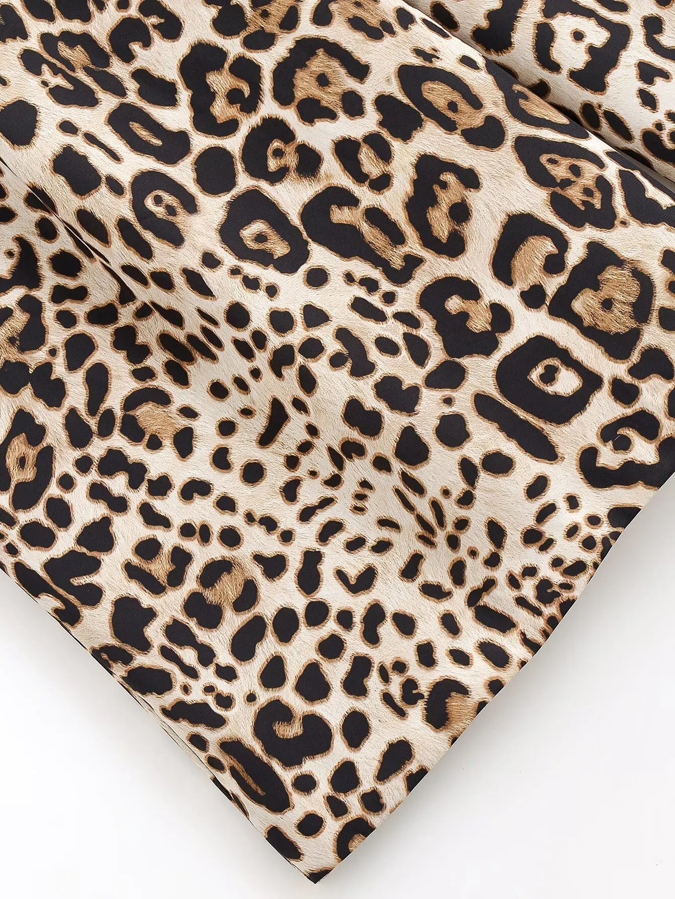 UNIZERA Leopard Satin with Belt High Waisted Trousers Wide Leg Pants Women's Clothing 2025 Summer New Arrivals Casual Pants Aviola
