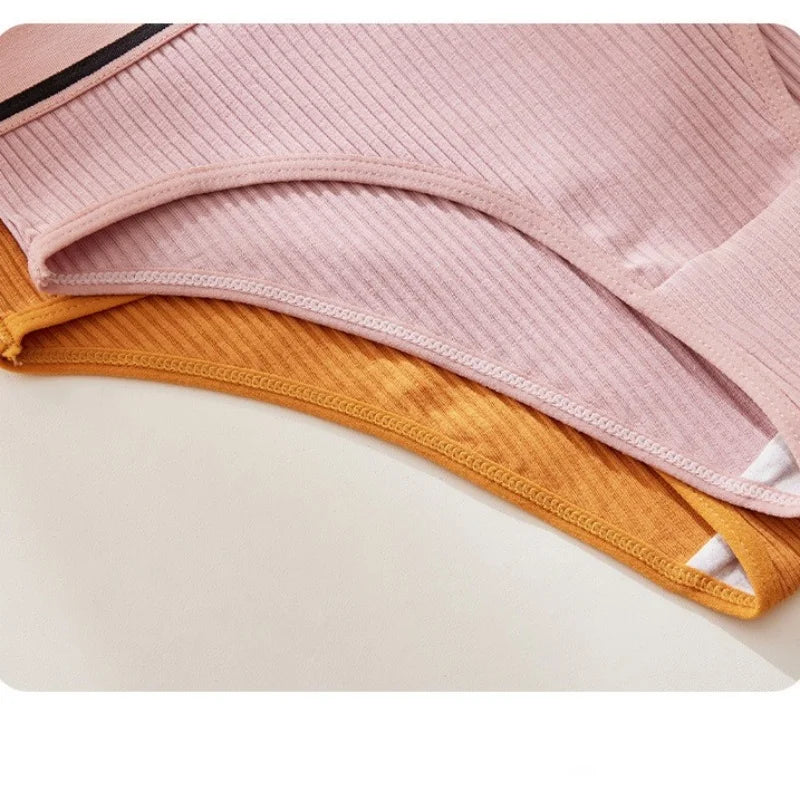 Seamless Panties Women Hip Lift Briefs Cotton Panties Breathable Mid Waist Underwear Female Sexy Lingerie Aviola