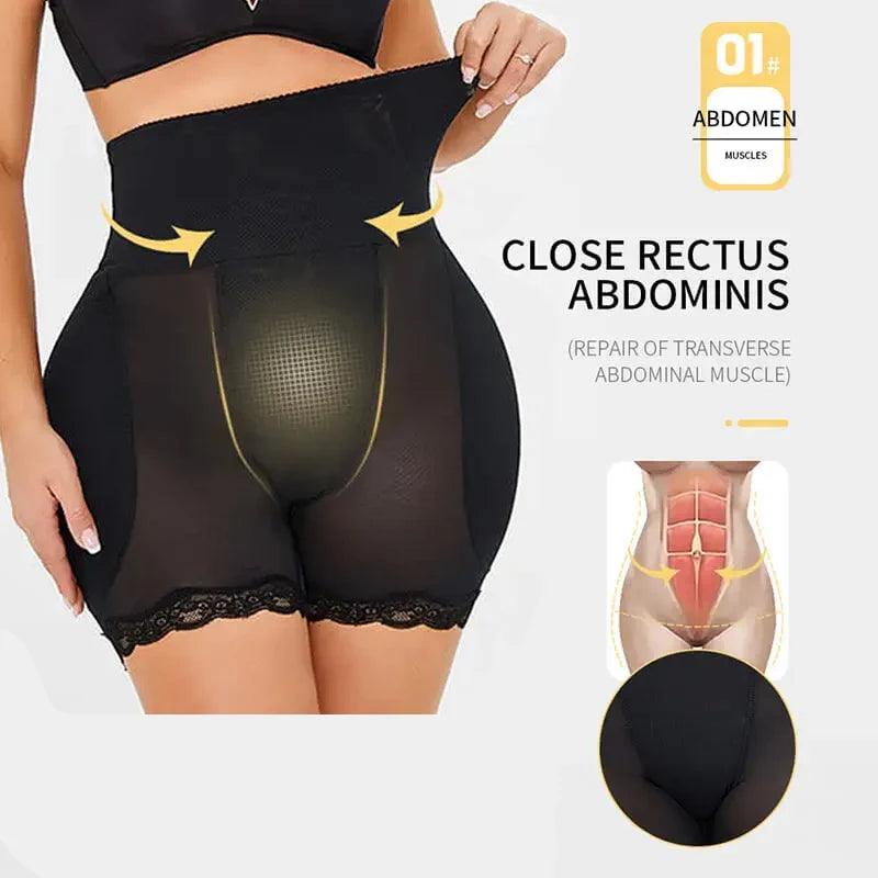 Women Hip Pads Waist Trainer Body Shapewear Tummy Shaper Fake Ass Butt Lifter Booties Enhancer Booty Lifting Thigh Trimmer Pants Aviola
