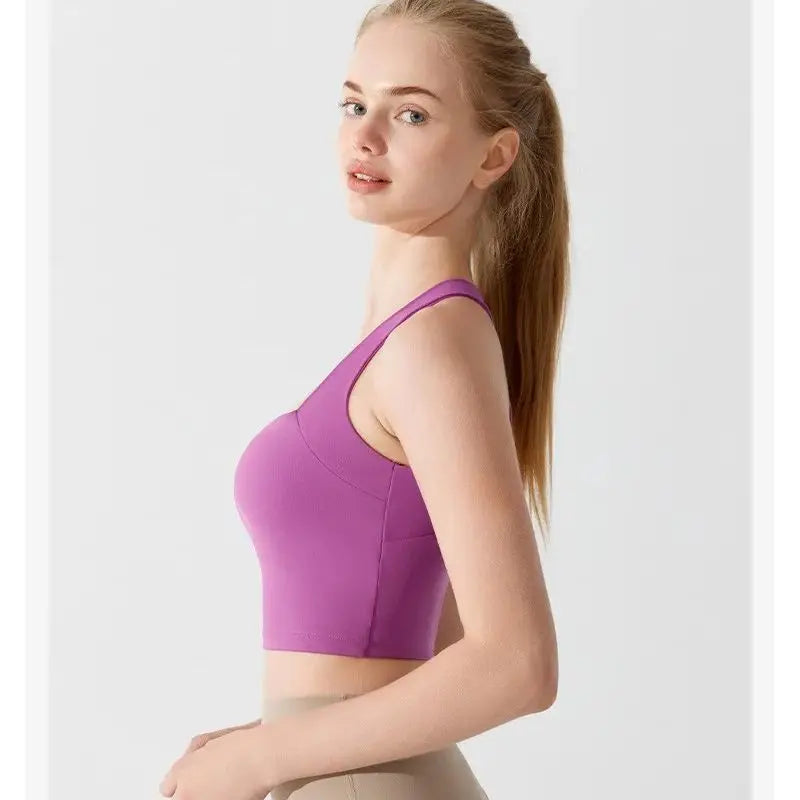 Women Cross Strap Sports Bra Top High impact Push Up Running Bras Sport Bra Yoga Gym Crop Top Brassiere Fitness Top Sport Bra Aviola