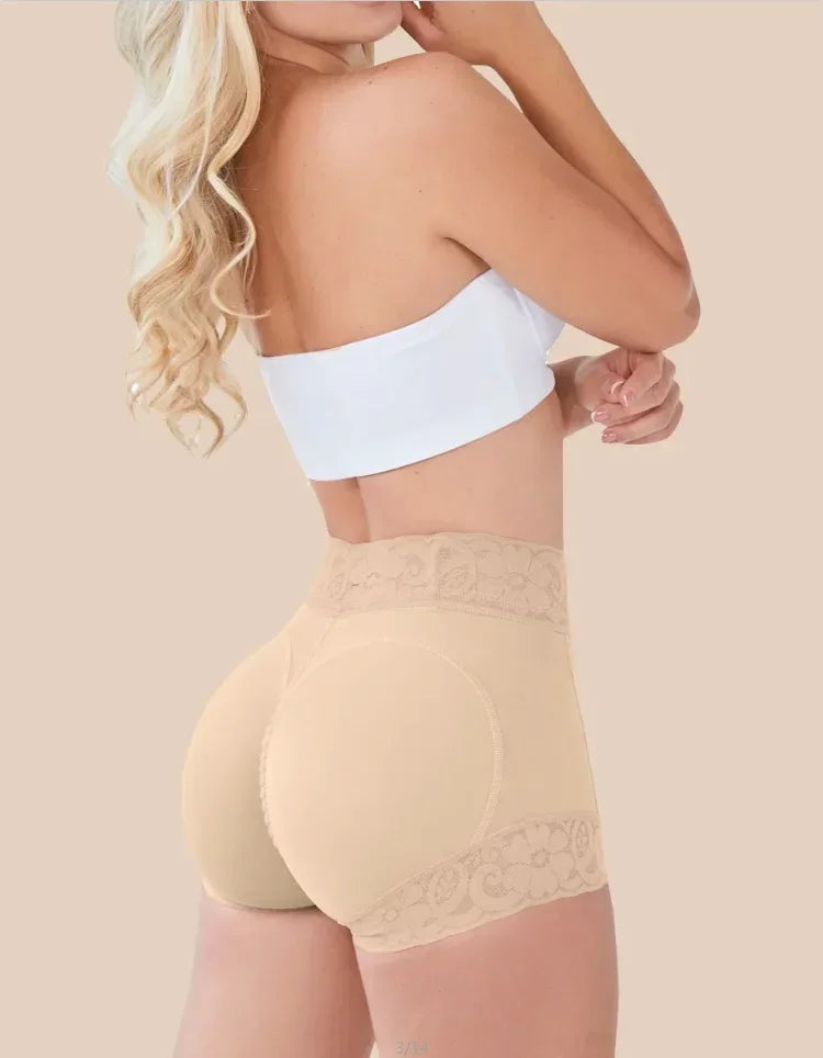 Body Shaper Women Tummy Control Panties Lace Shorts Hourglass Girdles Shapewear Butt Lifter Aviola