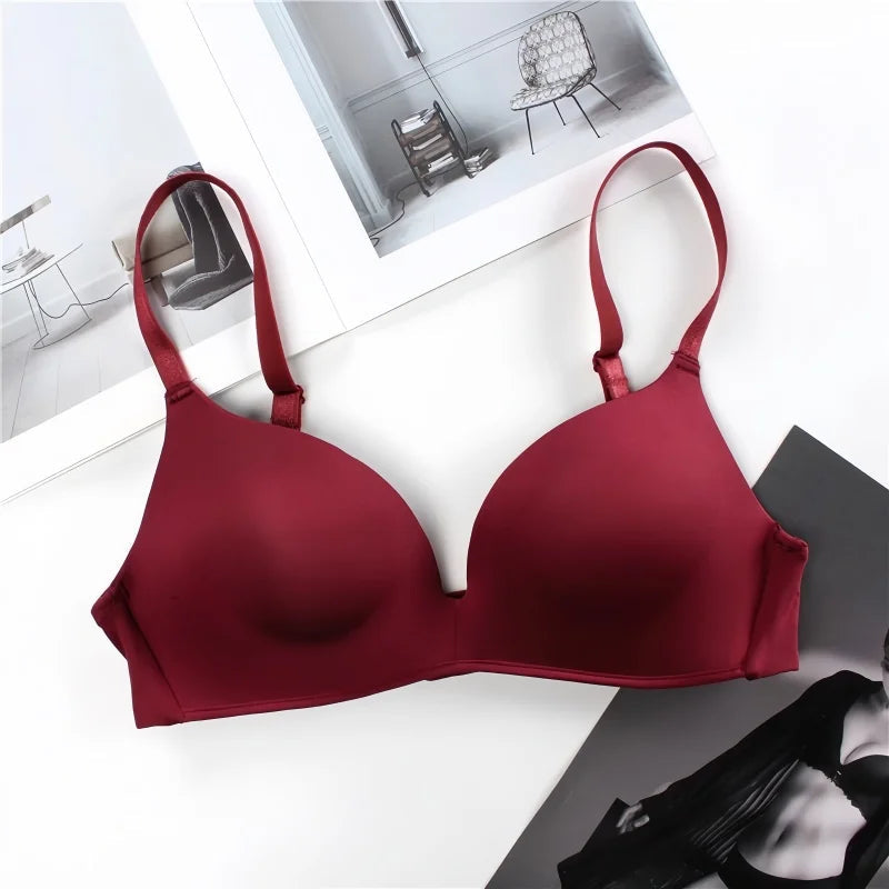 2Pcs/Set Push Up Bra Padded Bras For Women Underwear Non-wire Brassiere Sexy Lingerie Solid Color 3/4 Cup Comfort Intimates Aviola