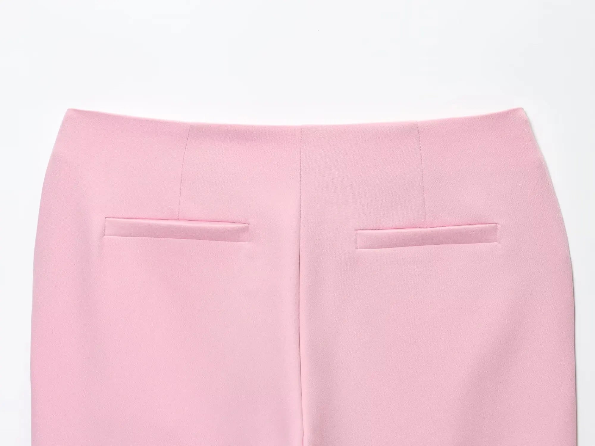 Elegant High Waist Slim Flared Pants Set with round Neck Sleeveless Vest Top And Short Skirt Hem for Women Aviola