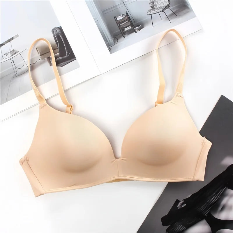 2Pcs/Set Push Up Bra Padded Bras For Women Underwear Non-wire Brassiere Sexy Lingerie Solid Color 3/4 Cup Comfort Intimates Aviola