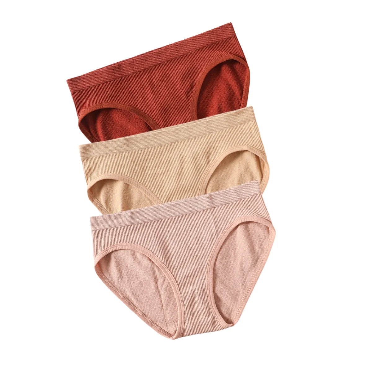 3Pcs/Set Seamless Panties Women Low Waist Briefs Female Full Coverage Back Underwear Sports Underpants Sexy Lingerie Panty Aviola