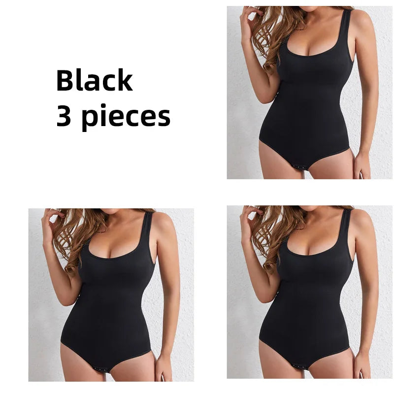 3 Pieces Light Shapewear Bodysuit Women Body Shapers Shapewear Body Shaping Clothes Postpartum Collapses Belly Shaping Top Aviola