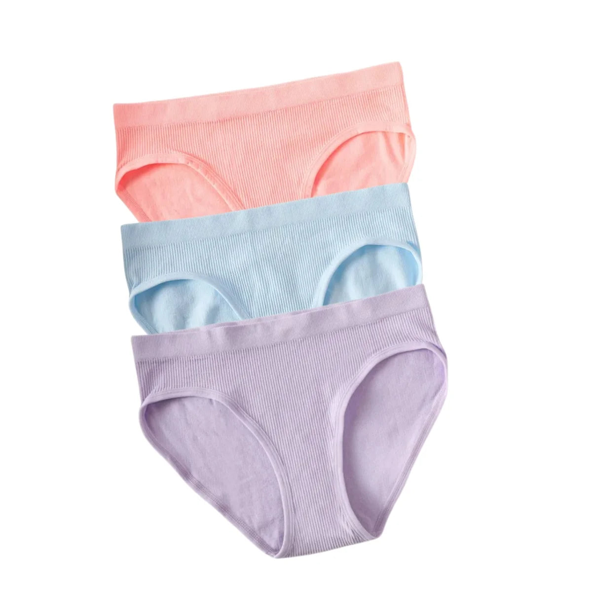 3Pcs/Set Seamless Panties Women Low Waist Briefs Female Full Coverage Back Underwear Sports Underpants Sexy Lingerie Panty Aviola