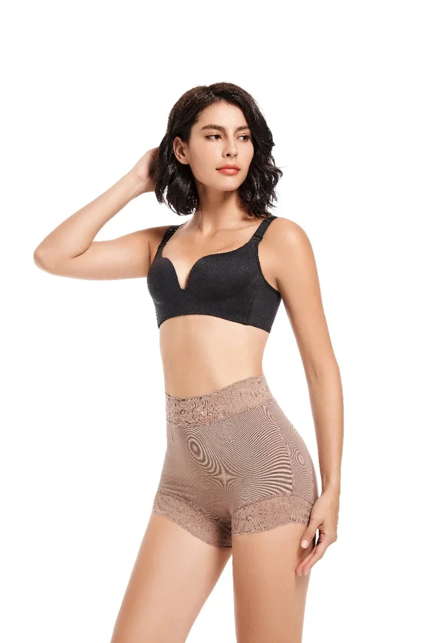 Body Shaper Women Tummy Control Panties Lace Shorts Hourglass Girdles Shapewear Butt Lifter Aviola
