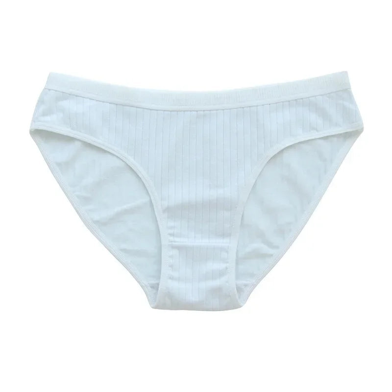 5Pcs/Set Cotton Panties Women Briefs Female Underpants Solid Color Seamless Underwear M-XL Sexy Lingerie Comfort Intimates Aviola