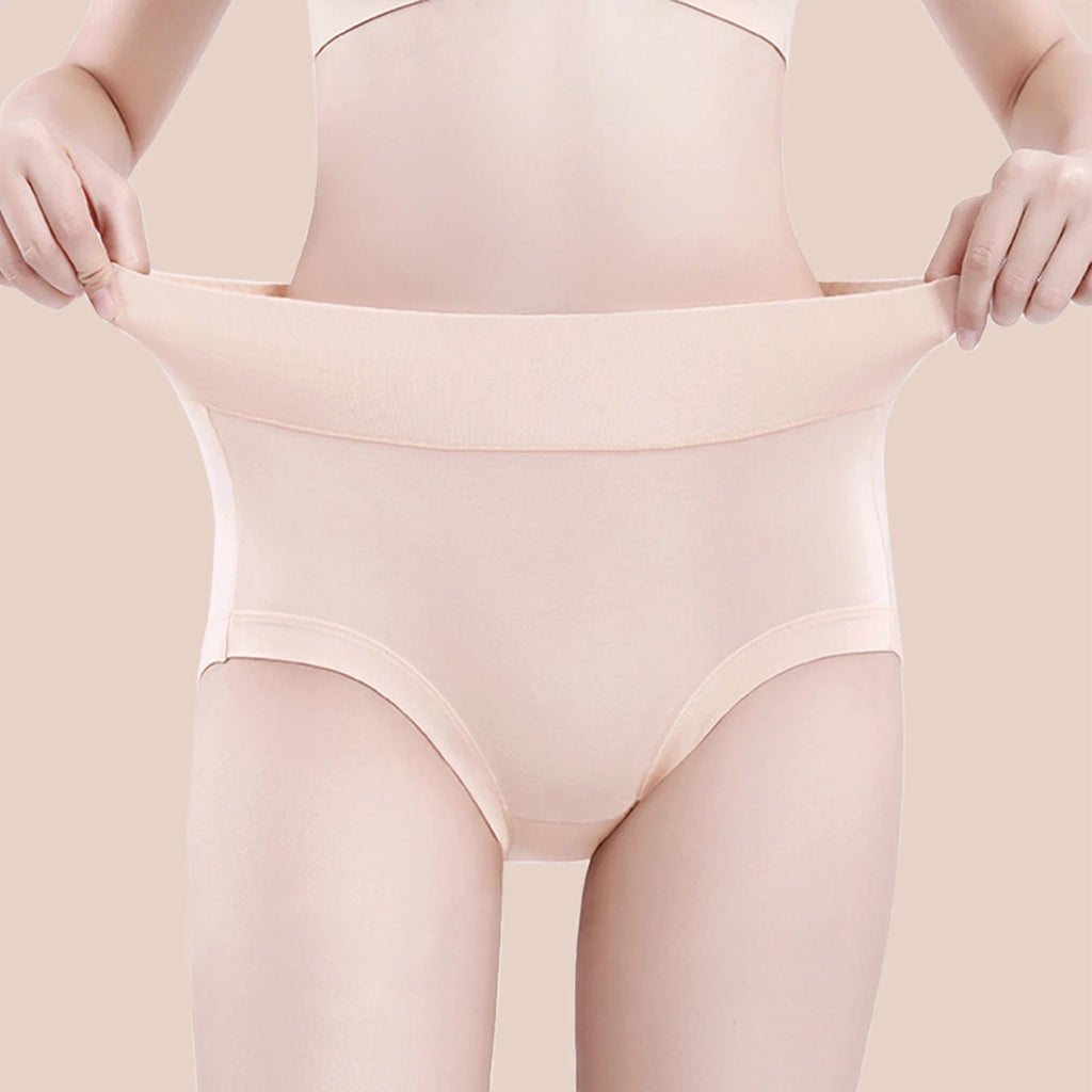 4pcs/Set Women Cotton Underwears Comfortable Soft Breathable Elastic Underpants Lady Panties Girls Briefs Aviola