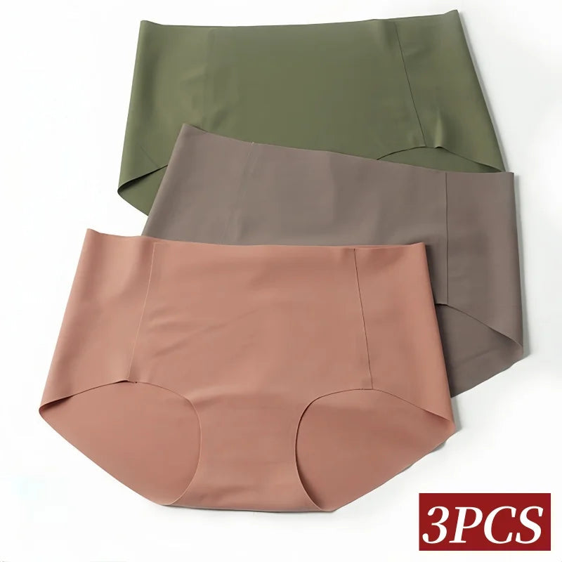 3PCS/Set Comfort Briefs Women Panties Sexy Underwear Women's Lingerie Invisible Female Underpants Intimates Aviola