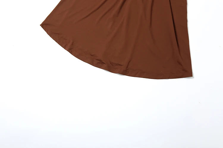 Nibber Backless Maxi Dress Women High Neck Long Sleeves Waistless Peach Buttocks Folds Shoulder Pads Elegant Banquet Vestidos Aviola