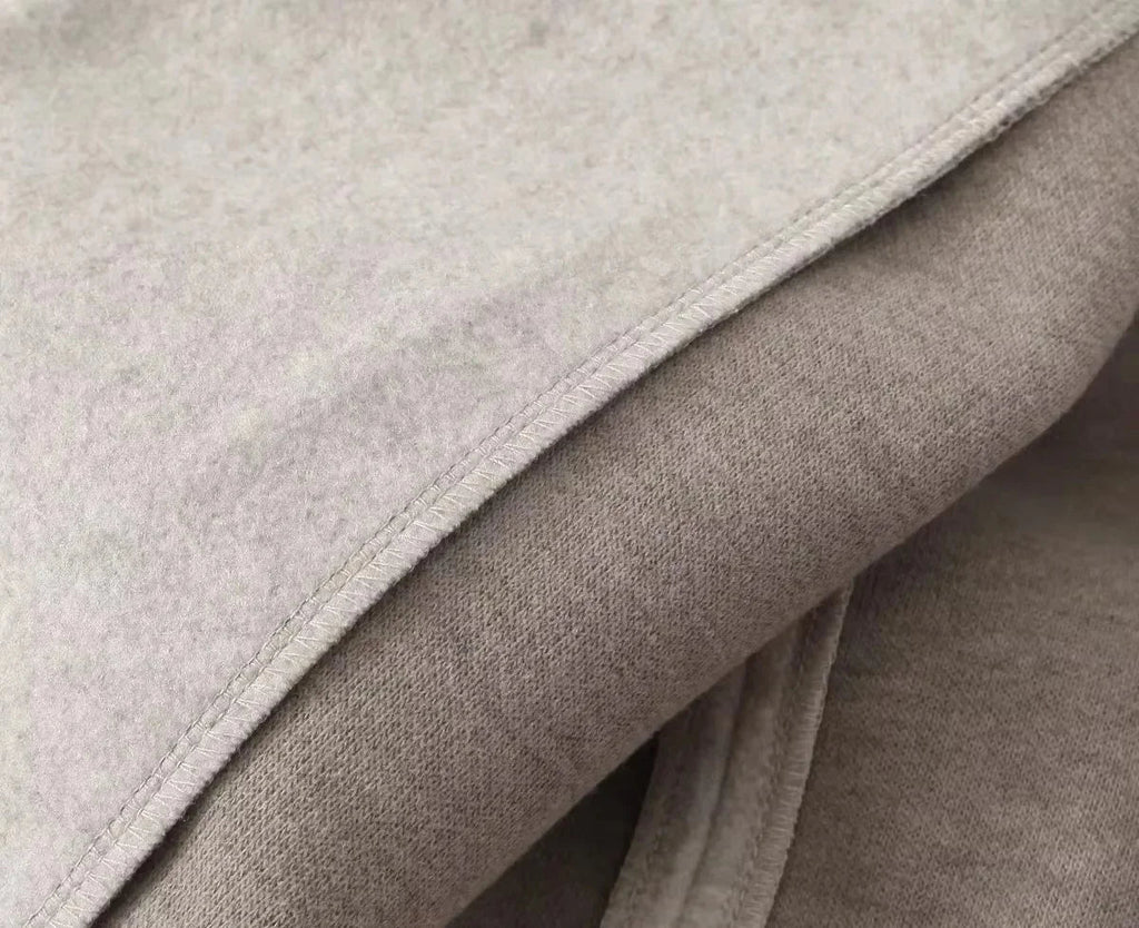 RARF Women Woolen coat Fashion Solid Open Stitch Long Trench Coats Vintage V-Neck Full Sleeves Female Chic Lady Outfits Aviola