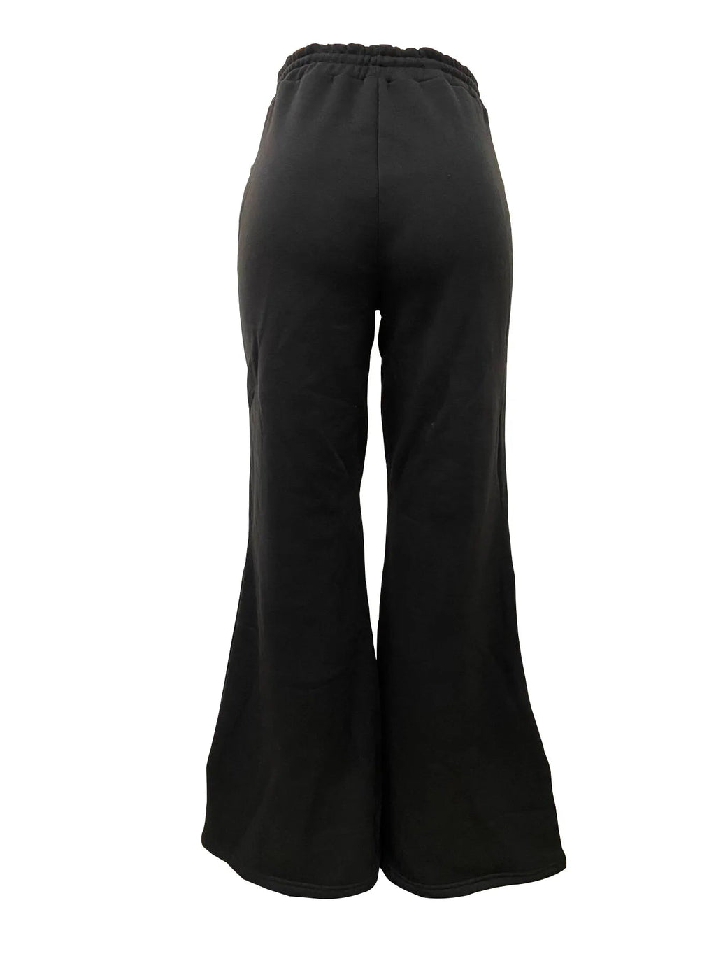 Women Boot Cut Pants Mid Waist Zipper Trousers Drawstring Pant Casual Office Lady Loose Long 2025 Summer Capris Y2k Streetwear Aviola