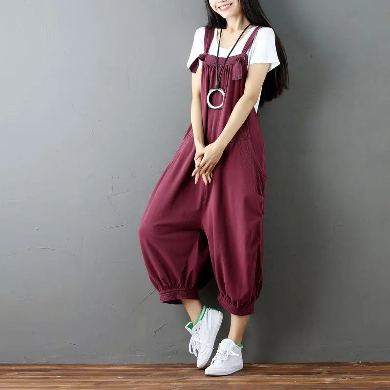 Jumpsuits Women Denim One Piece Mom Jeans Overalls Wide Leg Long Pants High Waist Rompers Y2k Streetwear Work Casual 2025 Aviola