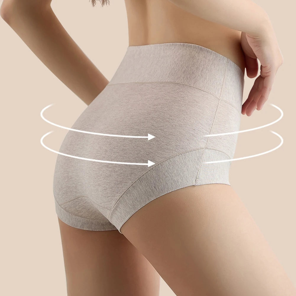 3pcs/Set Women's High-Waisted Cotton Panties Girls'S Briefs Comfortable Breathable Female's Lingerie L-XXL Ladies Underwear Aviola