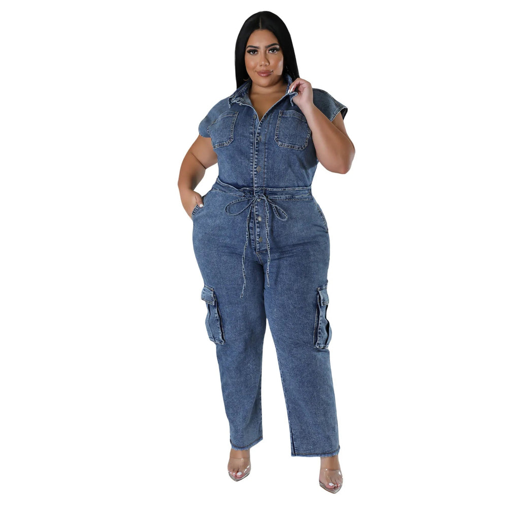 Demin Overalls Women Slim Fit Jumpsuits Sleeveless One Piece Long Pants Mom Jeans High Waist Y2k Club Party Casual Rompers Aviola
