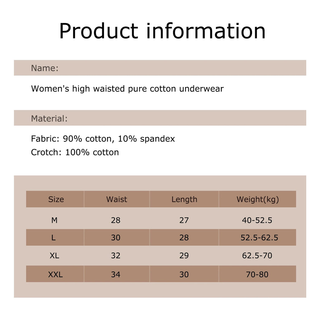 4pcs/Set Women Cotton Underwears Comfortable Soft Breathable Elastic Underpants Lady Panties Girls Briefs Aviola