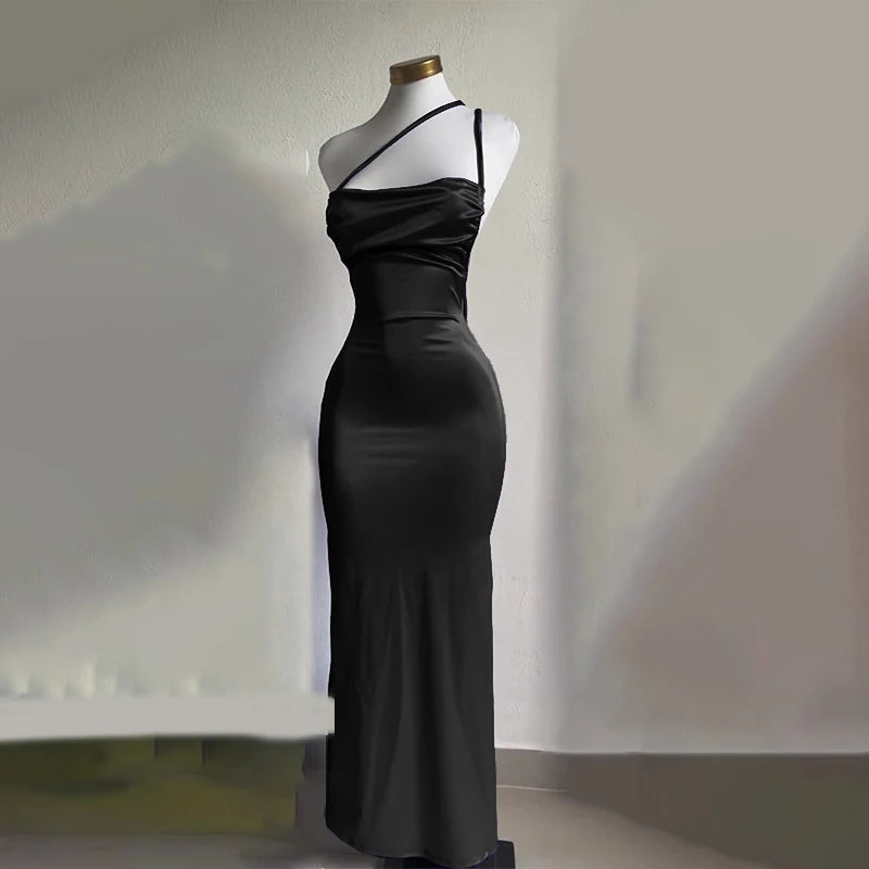 2025 European and American hot new dress summer high-end Y2K sexy suspender spicy girl dress long skirt Aviola