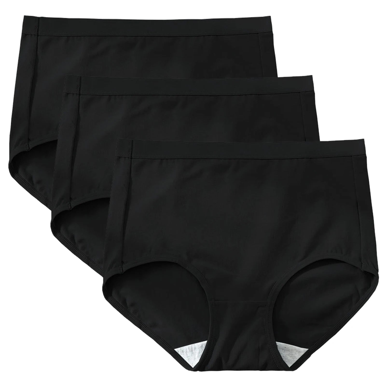 3pcs/Set Women High-Rise Briefs Cotton Comfortable Girl Panty Close Fitting Panties Breathable Underpants Soft Underwear Aviola