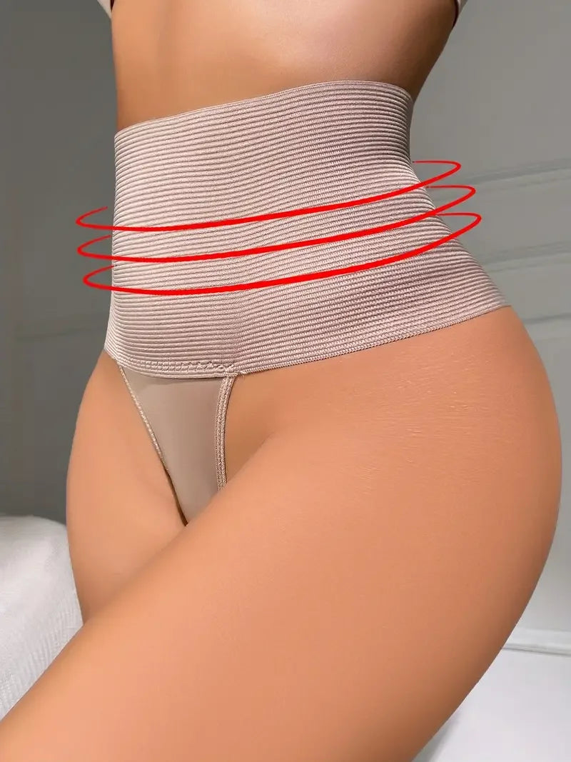 Women High Waist Control Panties Breathable & Comfy Elastic Intimates Shapewear Thongs Women's Lingerie & Underwear Aviola