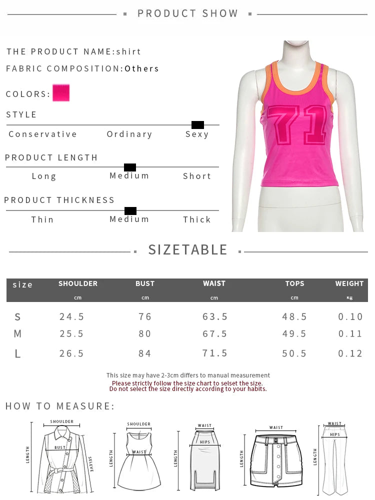 Nibber Sweet Patchwork Vests Women Digital Printing o-Neck Elasticity Skinny Street Daily Hottie Sporty Simple Classic Tops Aviola