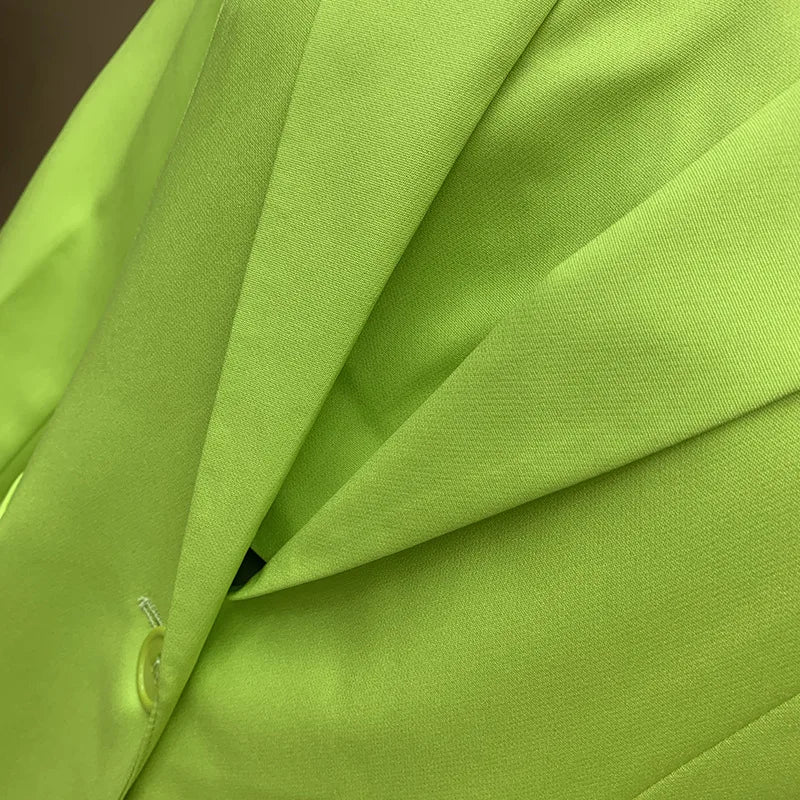 Women Tracksuit Three Pieces Set Turn Down Collar Cardigan Single Button Solid Outerwear Pockets Wide Leg Pants Office Lady Aviola