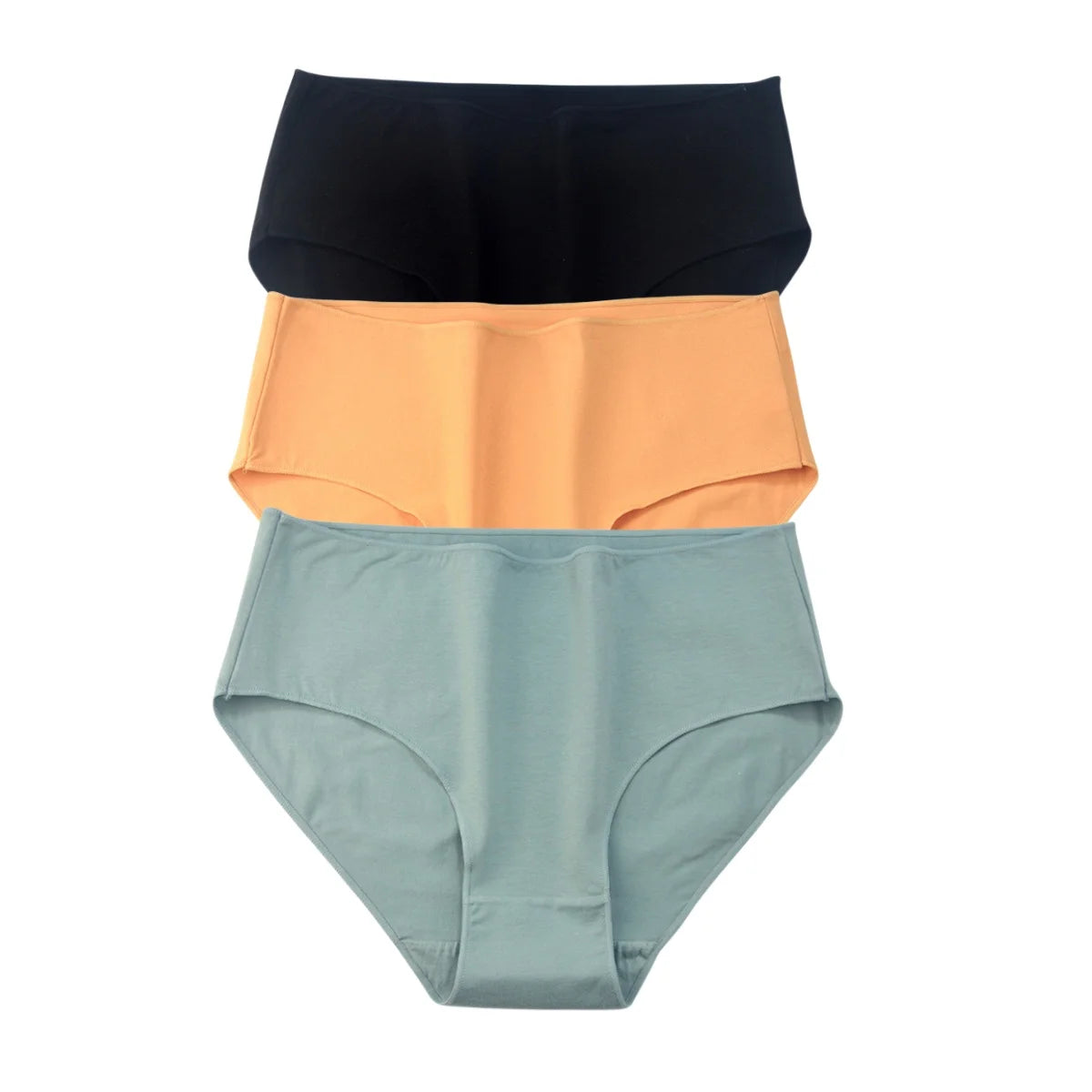 3Pcs/Set Cotton Panties Women High Waist Briefs Breathable Comfort Underwear Female Underpants Solid Color Intimates M-2XL Panty Aviola