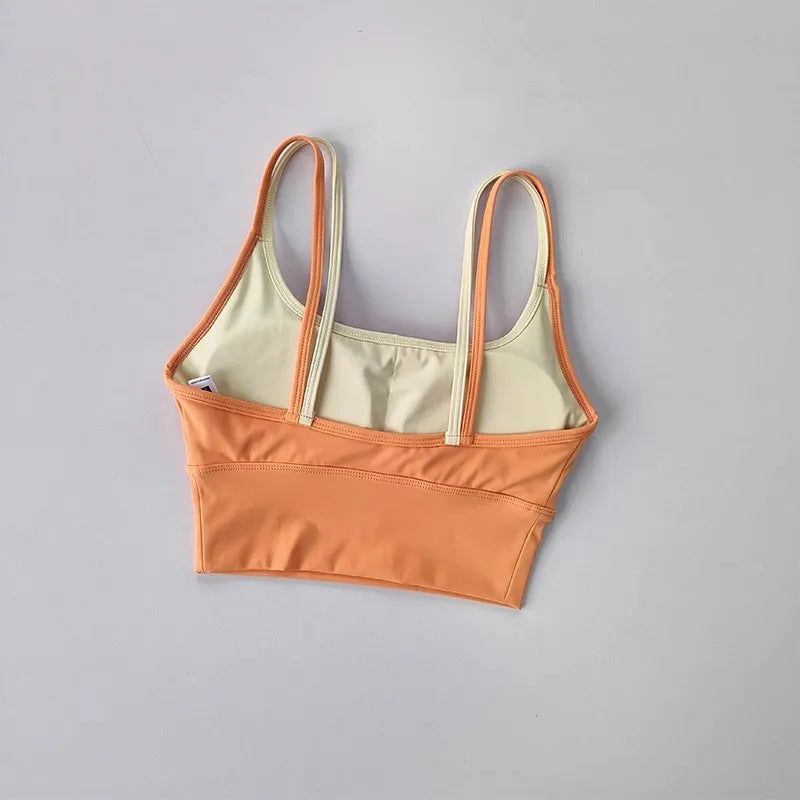 Women Breathable Sports Bra Shockproof Fitness Tops Push Up Gym Crop Top Brassiere Sport Bras Gym Workout Top Seamless Yoga Bra Aviola