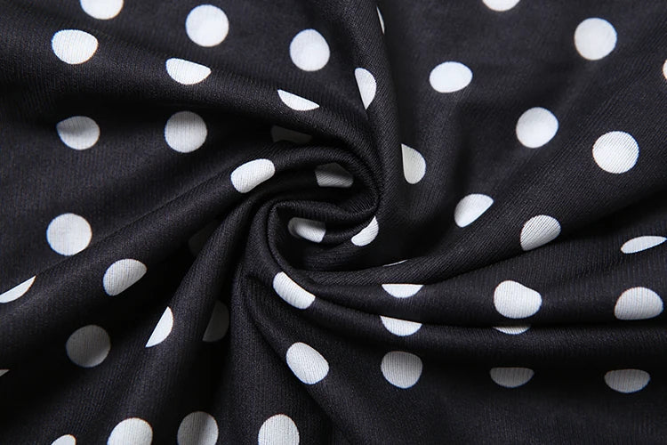 Nibber Daily Skew Collar Off Shoulder T-Shirt Women Polka Dots Print Summer Trend Backless Street Fashion Trend Ruched Crop Tops Aviola