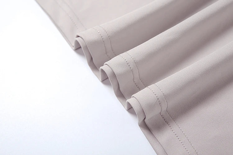 Nibber Elegant Ruched Knot Dress Women Chest Wrap Y2K Long Ribbon Solid o-Neck Simple Streetwear Stretch Sleeveless Vestidos Aviola
